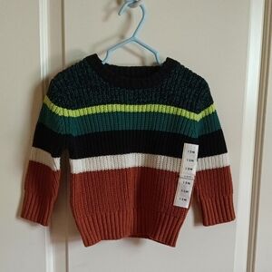 Cat & Jack Colorful Knit Sweater
